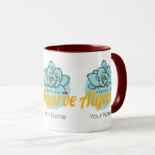 アルガルヴポルトガルフラワーサキュリーヴィンテージ土産 マグカップ (正面右)