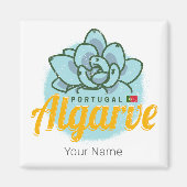アルガルヴポルトガルフラワーサキュリーヴィンテージ土産 マグネット (正面)