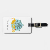 アルガルヴポルトガルフラワーサキュリーヴィンテージ土産 ラゲッジタグ (正面横)