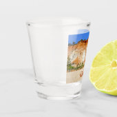 アルガルヴポルトガルプライアダファレーシアビーチと岩 ショットグラス (左)