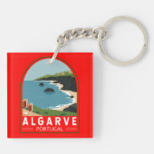 アルガルヴポルトガルレトロトラベルアートヴィンテージ キーホルダー (裏面)