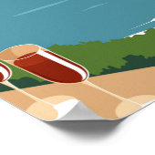 アルガルヴポルトガルレトロトラベルアートヴィンテージ ポスター (角)