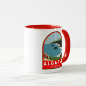 アルガルヴポルトガルレトロトラベルアートヴィンテージ マグカップ (正面右)