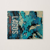 アルガルヴポルトガルヴィンテージ旅行 ジグソーパズル (横)