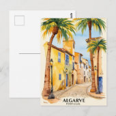 アルガルヴポルトガル風光明媚なポストカード – 沿岸旅行 ポストカード (正面/裏面)