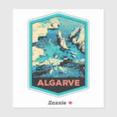アルガルヴラゴスコーストポルトガル旅行ステッカー シール (シート)