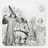 アルガンおよび氏Purgon スクエアシール (正面)