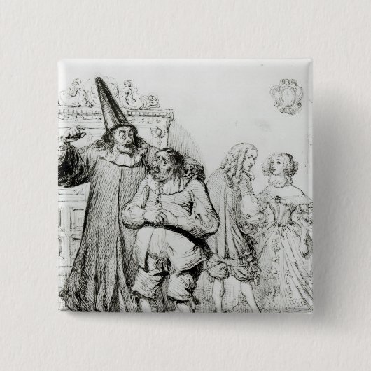 アルガンおよび氏Purgon 缶バッジ (正面)