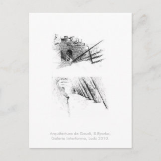 アルキテクラ・ド・ガウディ、B.リチコ、G.I.ロッズ2010。 ポストカード