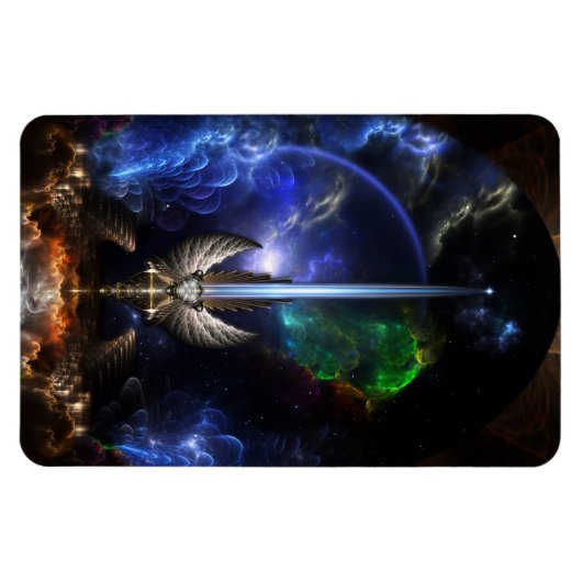 アルキディティSpフレキシブルマグネットのエンジェルウィング剣 マグネット (横)