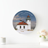 アルキポイントライトハウスワシントンラウンドクロック ラージ壁時計 (ホーム)