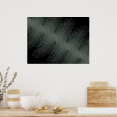 アルキメデスねじプリント ポスター (キッチン)