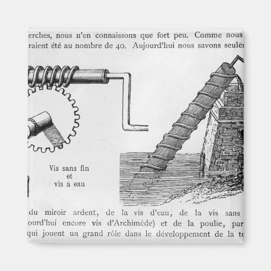 アルキメデスねじ マグネット (正面)