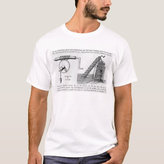 アルキメデスねじ Tシャツ (正面)
