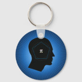 アルキメデスの円周率の近似 キーホルダー (正面)