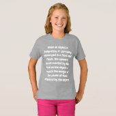 アルキメデス原則 Tシャツ (正面フル)