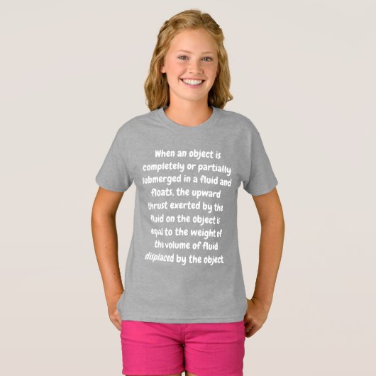 アルキメデス原則 Tシャツ (正面フル)