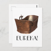 アルキメデス浴槽はがき ポストカード (正面/裏面)