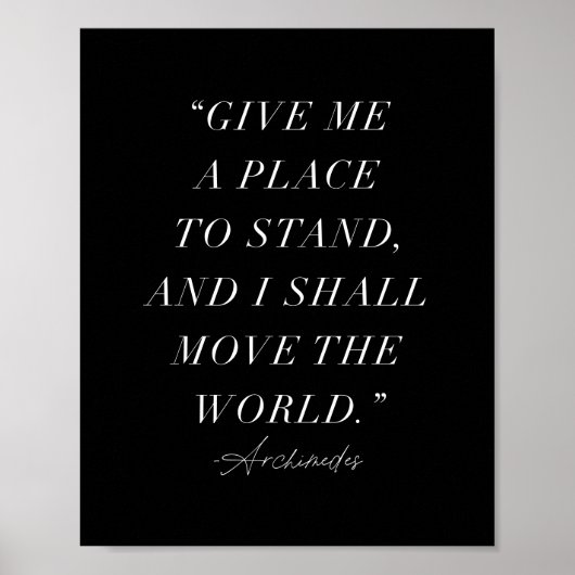 アルキメ感動的デス引用文アートプリントポスター ポスター (正面)