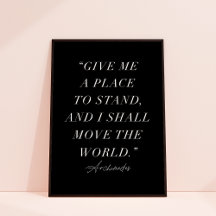 アルキメ感動的デス引用文アートプリントポスター