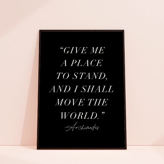 アルキメ感動的デス引用文アートプリントポスター ポスター