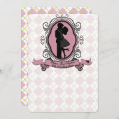 アルギルベビーシャワー招待状ゴルフテーマ 招待状 (正面/裏面)