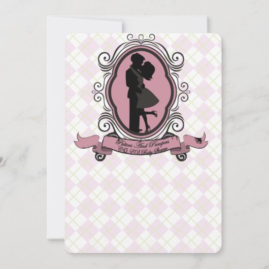 アルギルベビーシャワー招待状ゴルフテーマ 招待状 (正面)