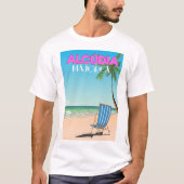 アルクディアマヨルカビーチ旅行ポスター Tシャツ (正面)