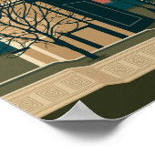 アルクドゥトリオンフフランスレトロトラベルアートヴィンテージ ポスター (角)