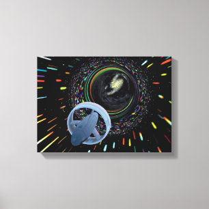 アルクビエレ・ワープドライブ宇宙船 アーティストコンセプト キャンバスプリント
