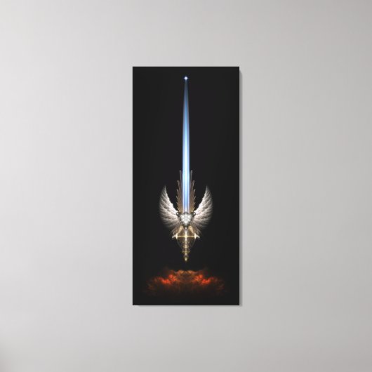 アルクレディアスSp BlkのエンジェルウィングソードBlkキャンバス印刷 キャンバスプリント (正面)