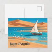アルグアン銀行国立公園 モーリタニア ポストカード (正面/裏面)