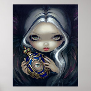 アルケミカルエンジェル4アートプリントゴシックの妖精の低眉 ポスター