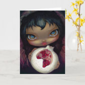 「アルケミカルエンジェルIII」グリーティングカード カード (黄色い花)