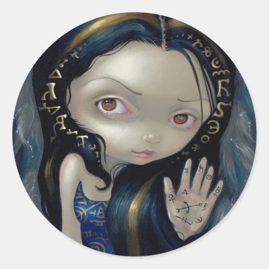 「アルケミカルエンジェルV」ステッカー ラウンドシール (正面)