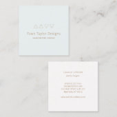 アルケミカルシンボルブルー スクエア名刺 (正面/裏面)