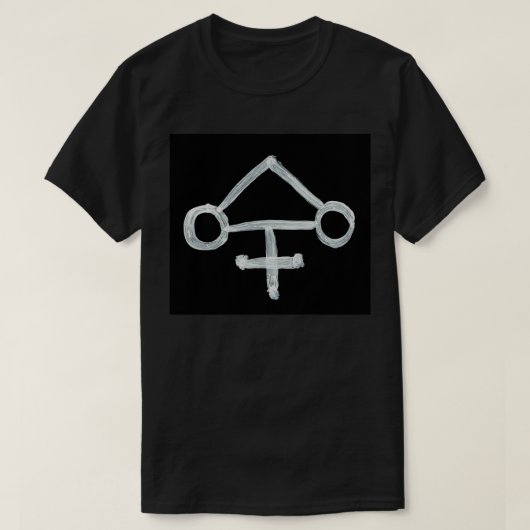 アルケミカルシンボル砒素硫黄反転 Tシャツ (デザイン正面)