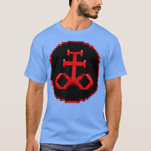 アルケミカルシンボル硫黄ピクセル Tシャツ