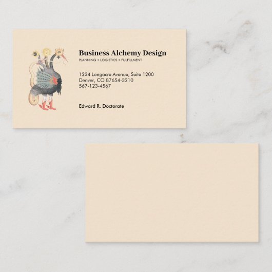 アルケミー·ドラゴン 名刺 (正面/裏面)