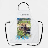 アルゲーウアルプス ヴィンテージ牛 バイエルン ドイツ 土産 エプロン (正面)