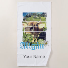 アルゲーウアルプス ヴィンテージ牛 ババリア ドイツ お土産 ビーチタオル