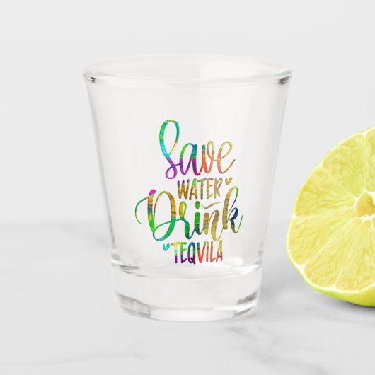 アルコおもしろいールことわざ ショットグラス (正面)