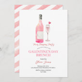 アルコおもしろいールガレンティンズデイパーティーブランチ 招待状 (正面/裏面)