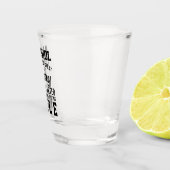 アルコおもしろいール対ケール引用文文字 ショットグラス (右)