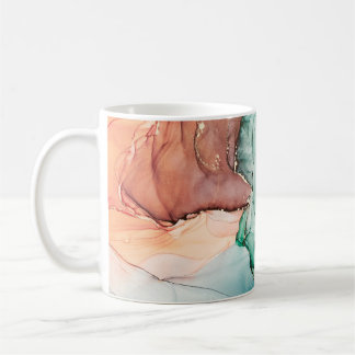 アルコの自然高級抽象芸術流絵画動アート コーヒーマグカップ