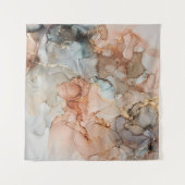 アルコの自然高級抽象芸術流絵画動アート タペストリー (正面)