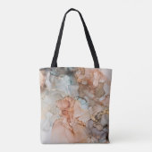 アルコの自然高級抽象芸術流絵画動アート トートバッグ (裏面)