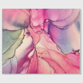 アルコの自然高級抽象芸術流絵画動アート ラッピングペーパー (フラット)