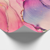 アルコの自然高級抽象芸術流絵画動アート ラッピングペーパー (角)