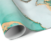 アルコの自然高級抽象芸術流絵画動アート ラッピングペーパー (ロールコーナー)